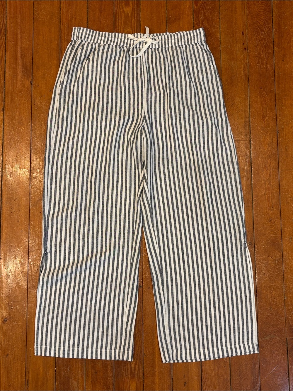 Lucky Brand Linen Wide Leg Pants Size M